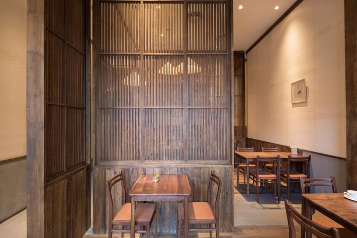 中式饭馆餐区装修设计效果图