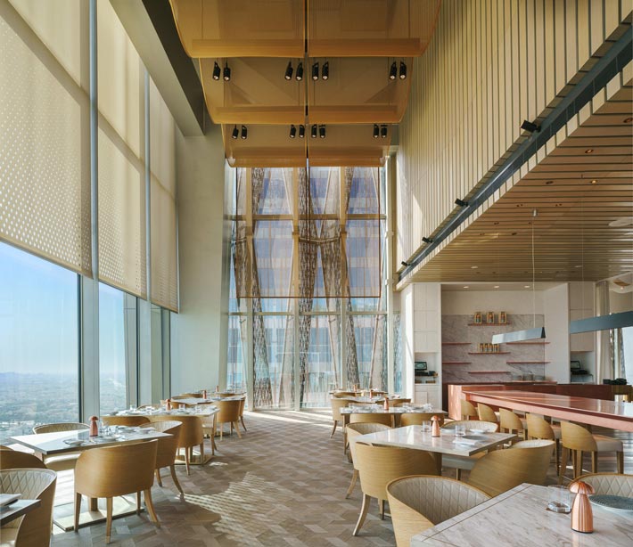 高端自助餐厅餐区装修设计效果图