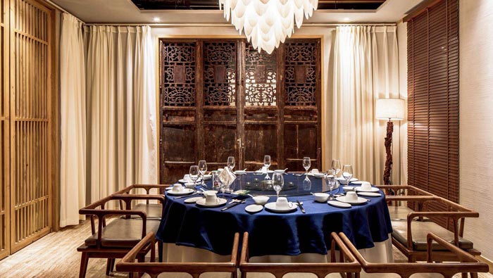 中式川菜餐厅包厢装修设计效果图