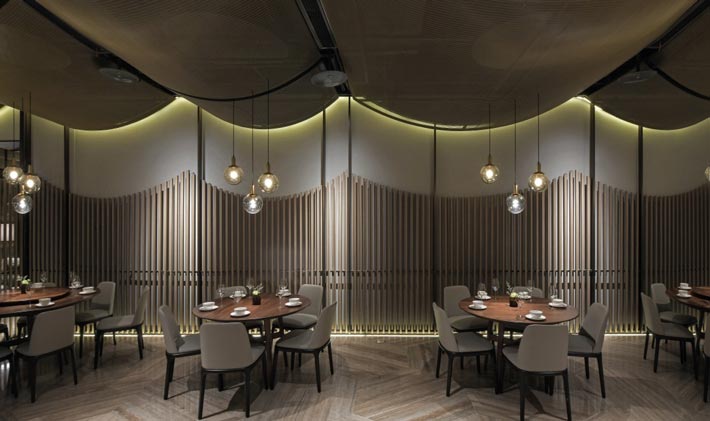 商场川菜餐厅餐区装修设计效果图