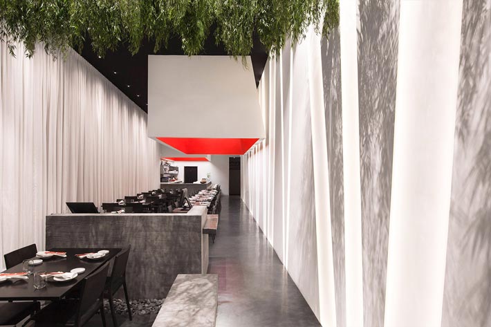 寿司餐厅入口装修设计效果图
