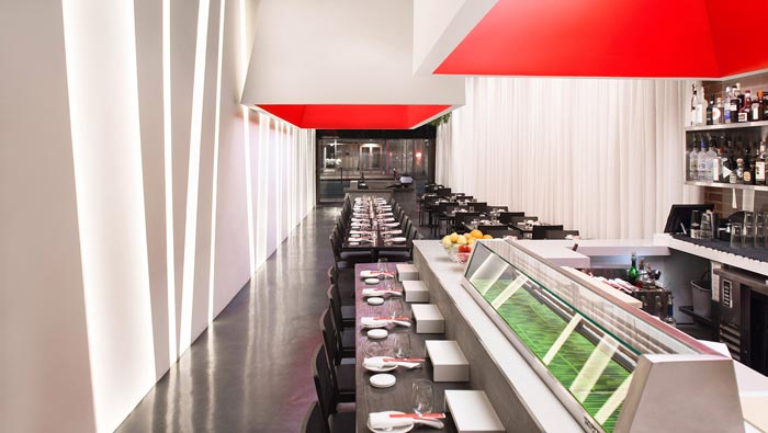寿司餐厅吧区装修设计效果图