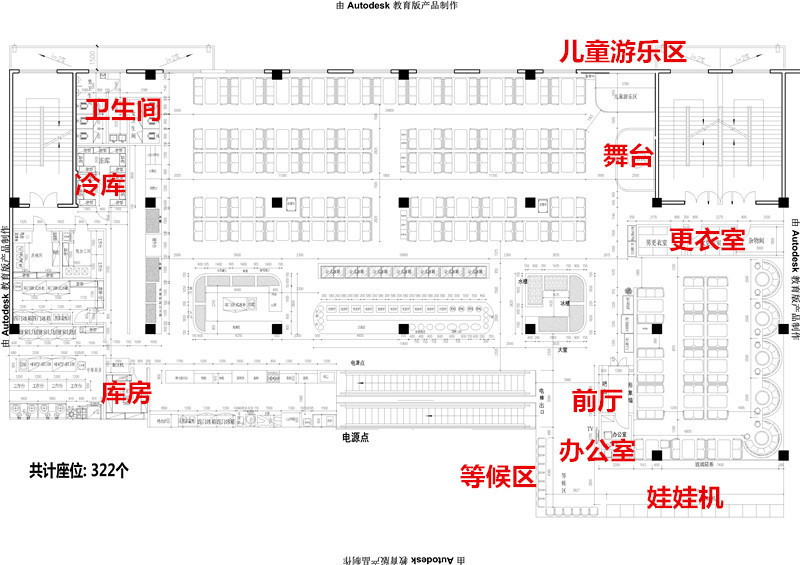 1000平米自助餐厅设计方案